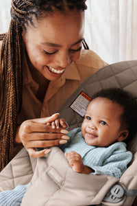 Bouncer Bliss in Classic Quilt Sand Gray