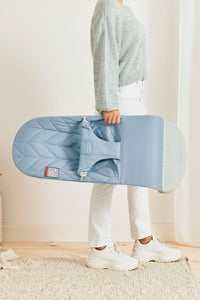 Bouncer Bliss Petal Quilt in Woven Blue