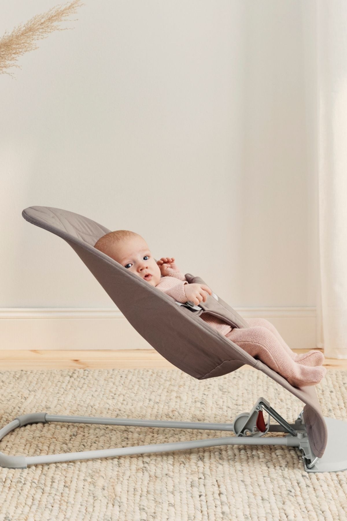 Bouncer Bliss in Petal Quilt Sand Gray