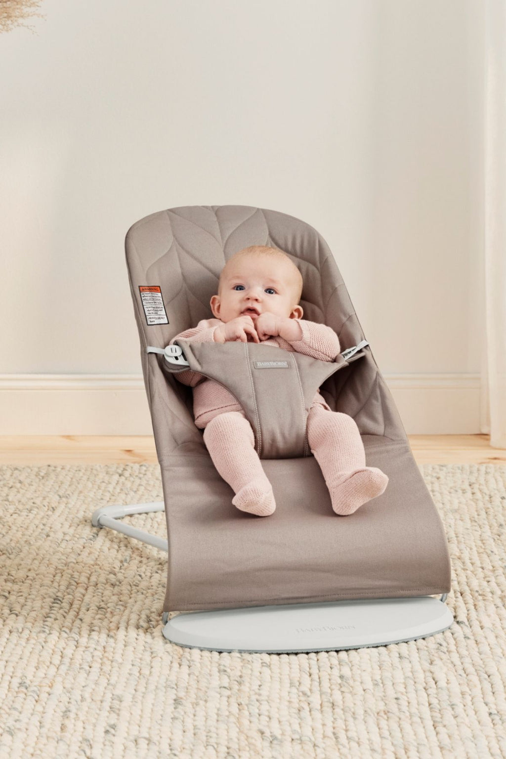 Bouncer Bliss in Petal Quilt Sand Gray