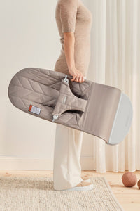 Bouncer Bliss in Petal Quilt Sand Gray