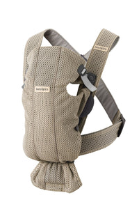 Baby Carrier Mini in Mesh Gray Beige