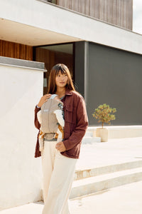 Baby Carrier Mini in Mesh Gray Beige