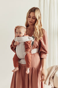 Baby Carrier Mini in 3D Jersey in Light Beige