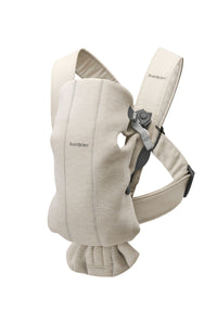 Baby Carrier Mini in 3D Jersey in Light Beige