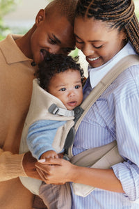 Baby Carrier Mini in 3D Jersey in Light Beige