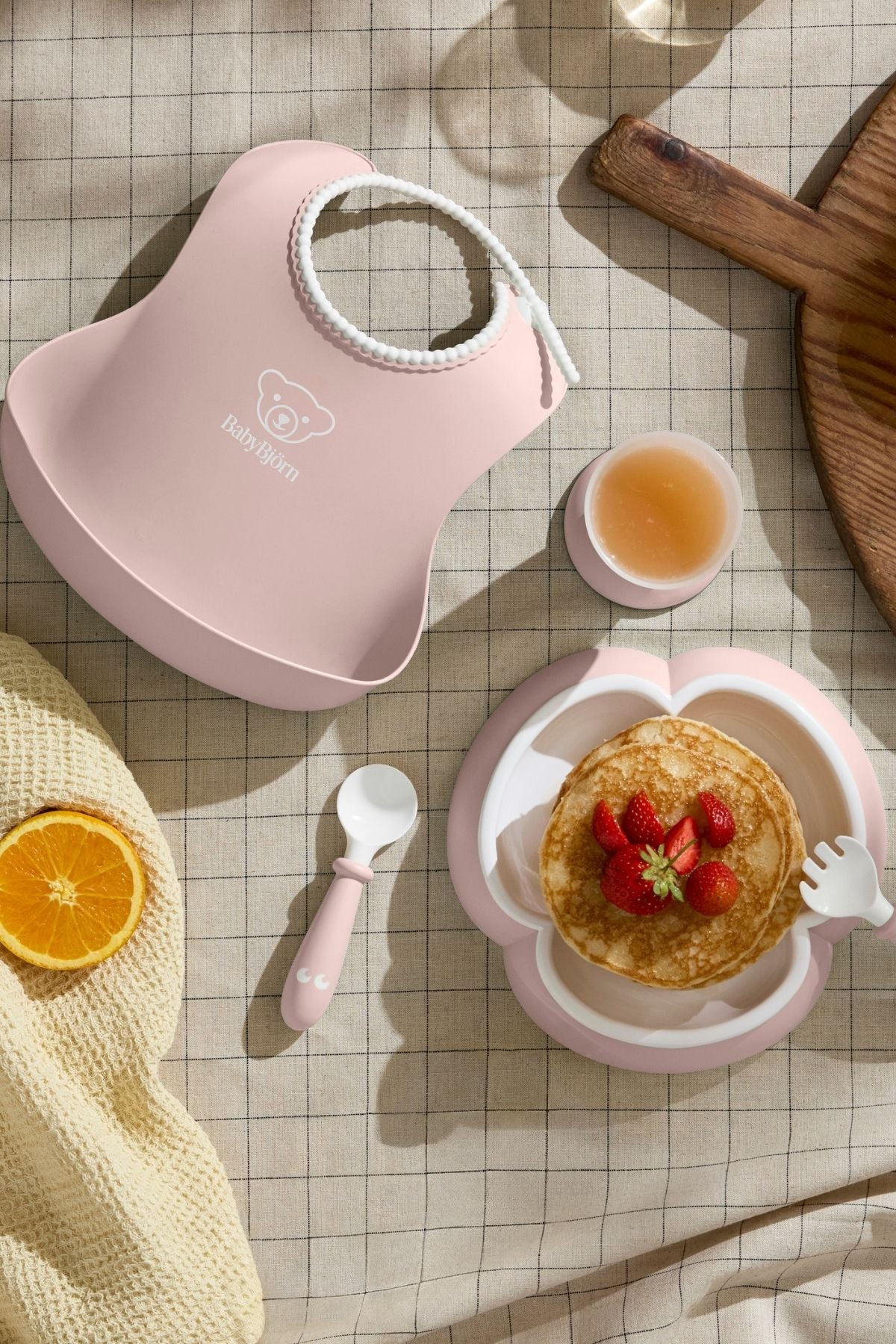 Baby Dinner Set in Powder Pink