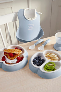 Dinnerware Set in Powder Blue, Set of 8