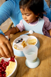 Dinnerware Set in Powder Blue, Set of 8