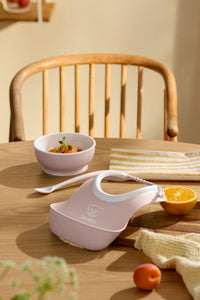 Baby Feeding Set in Powder Pink, Set of 3