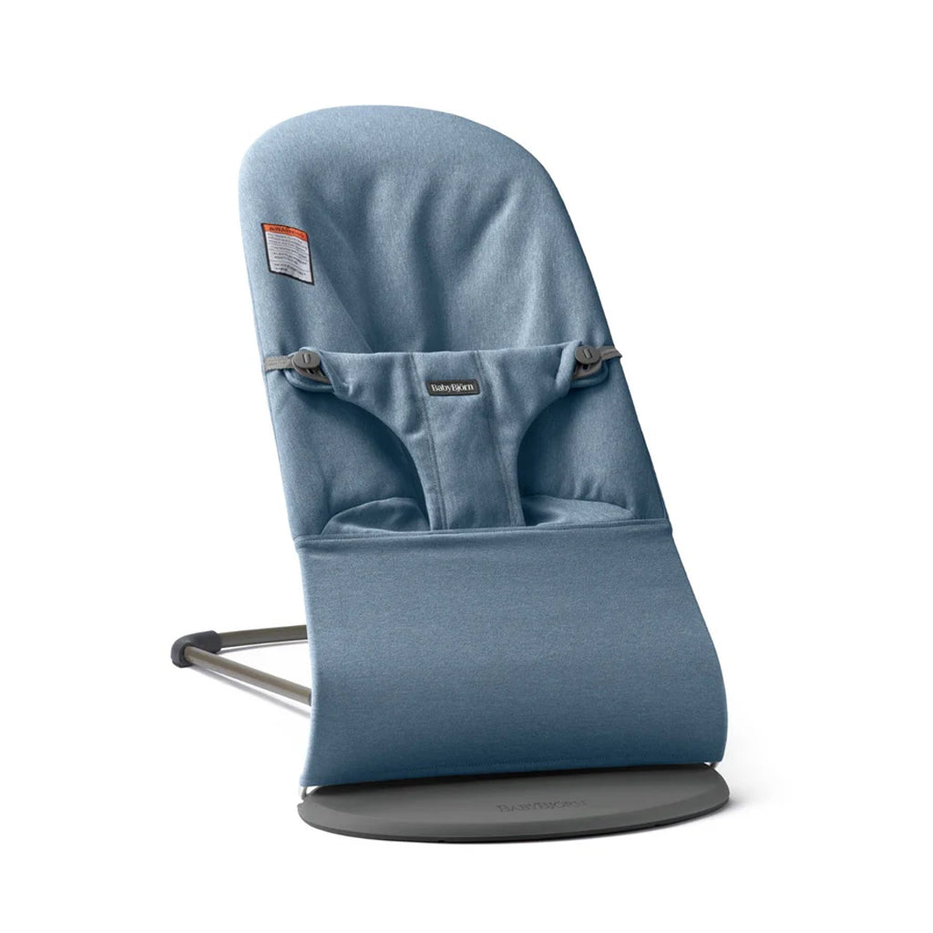 Bouncer Bliss in Woven Mélange Blue | Over The Moon