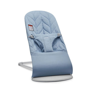 Bouncer Bliss Petal Quilt in Woven Blue