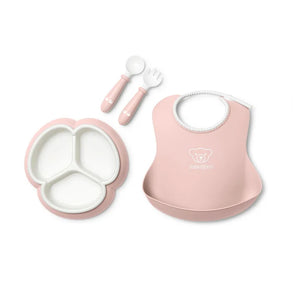 Mealtime Set in Powder Pink, Set of 4