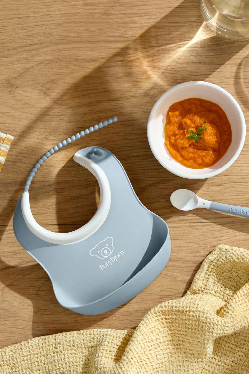 Baby Feeding Set in Powder Blue, Set of 3