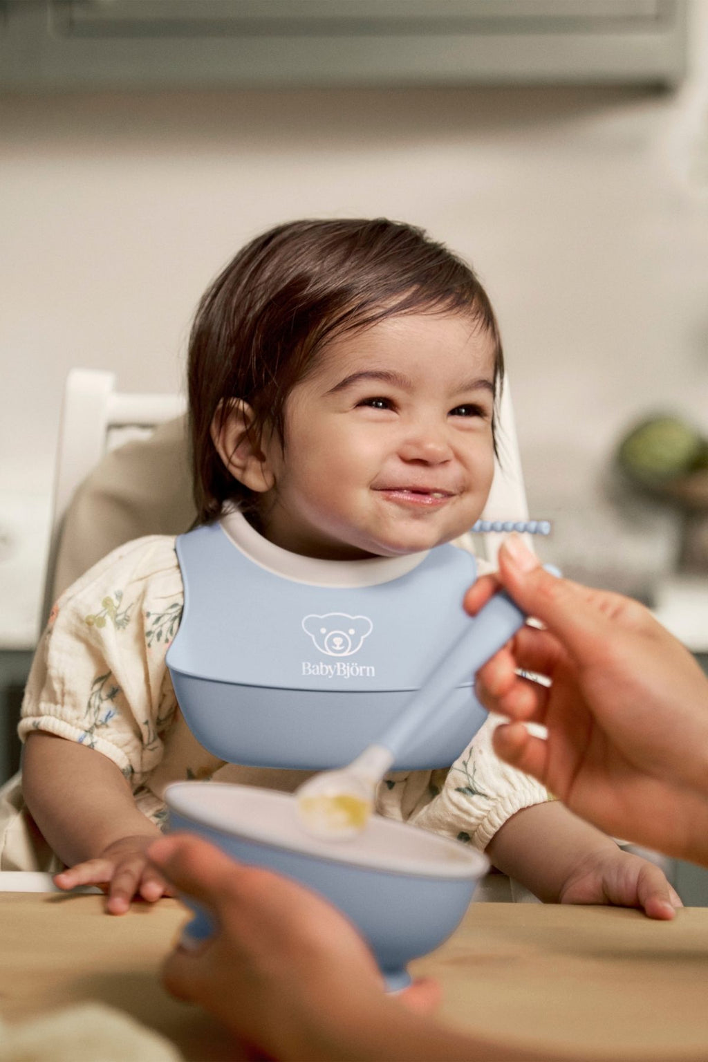 Baby Feeding Set in Powder Blue, Set of 3