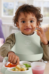 Mealtime Set in Powder Green, Set of 4