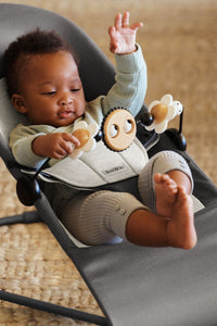 Toy for Bouncer in Googly Eyes Black & White