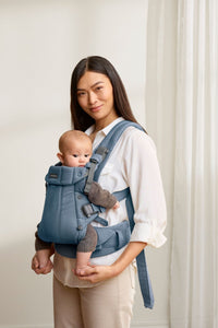 Baby Carrier Harmony in Woven Mélange Blue