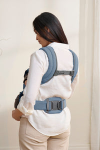 Baby Carrier Harmony in Woven Mélange Blue