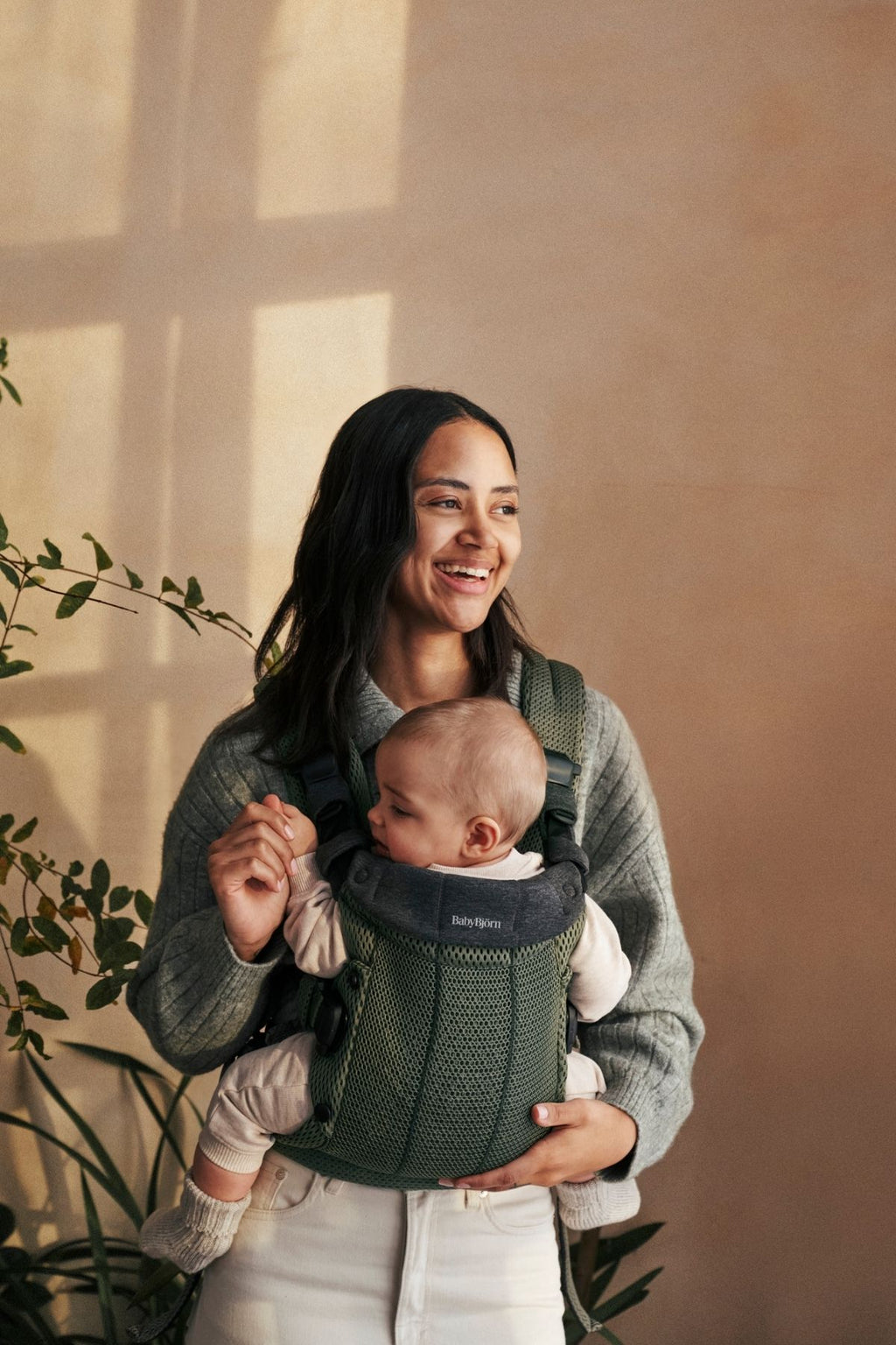 Baby Carrier Harmony in Mesh Dark Green