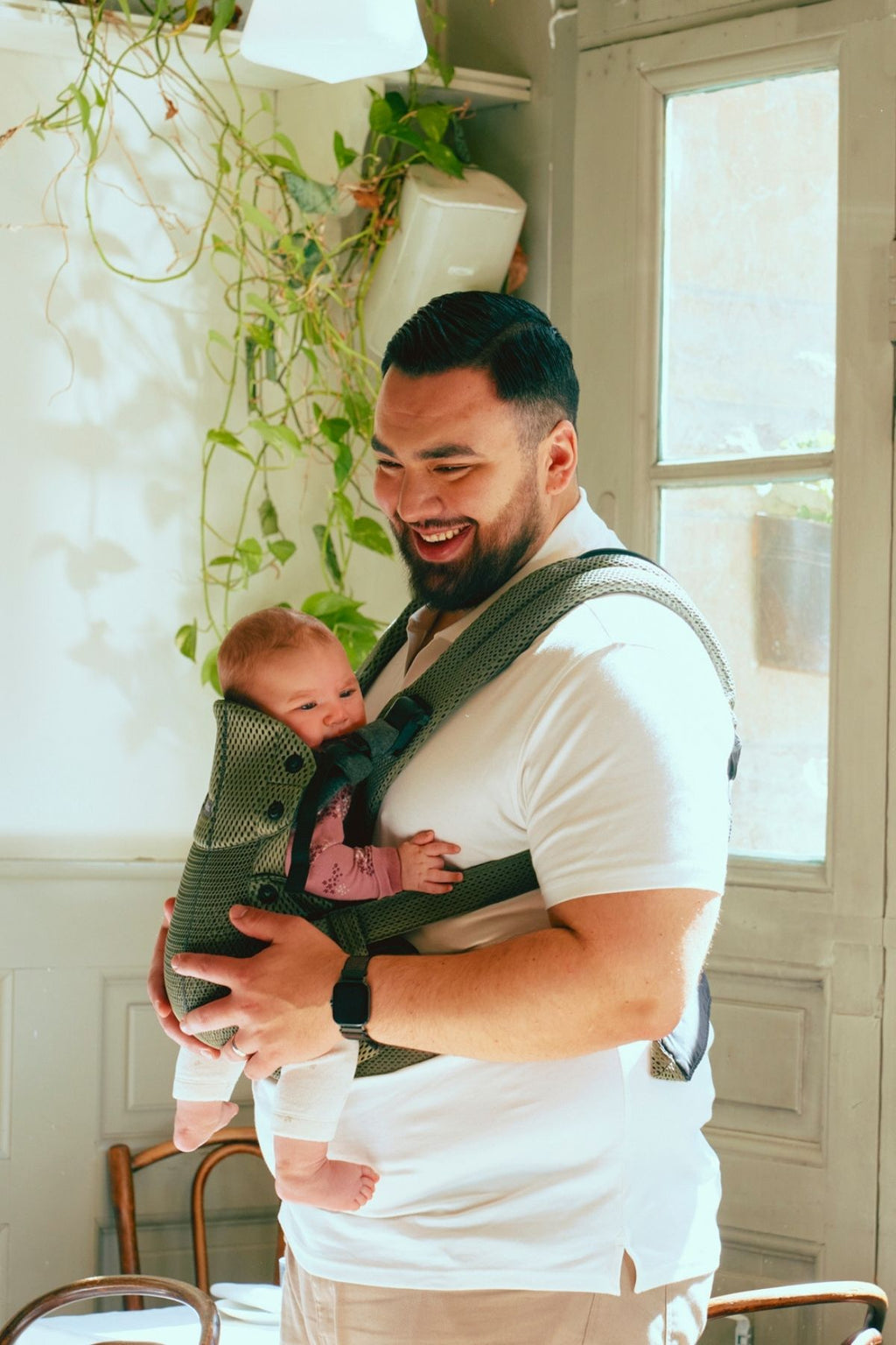 Baby Carrier Harmony in Mesh Dark Green