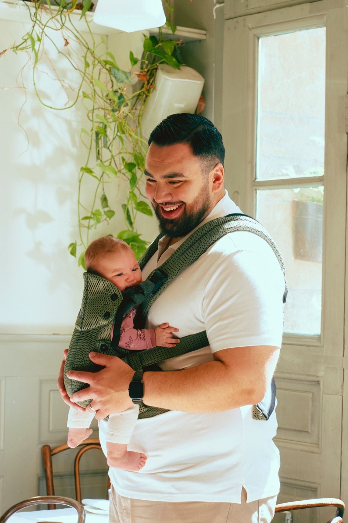 Baby Carrier Harmony in Mesh Dark Green