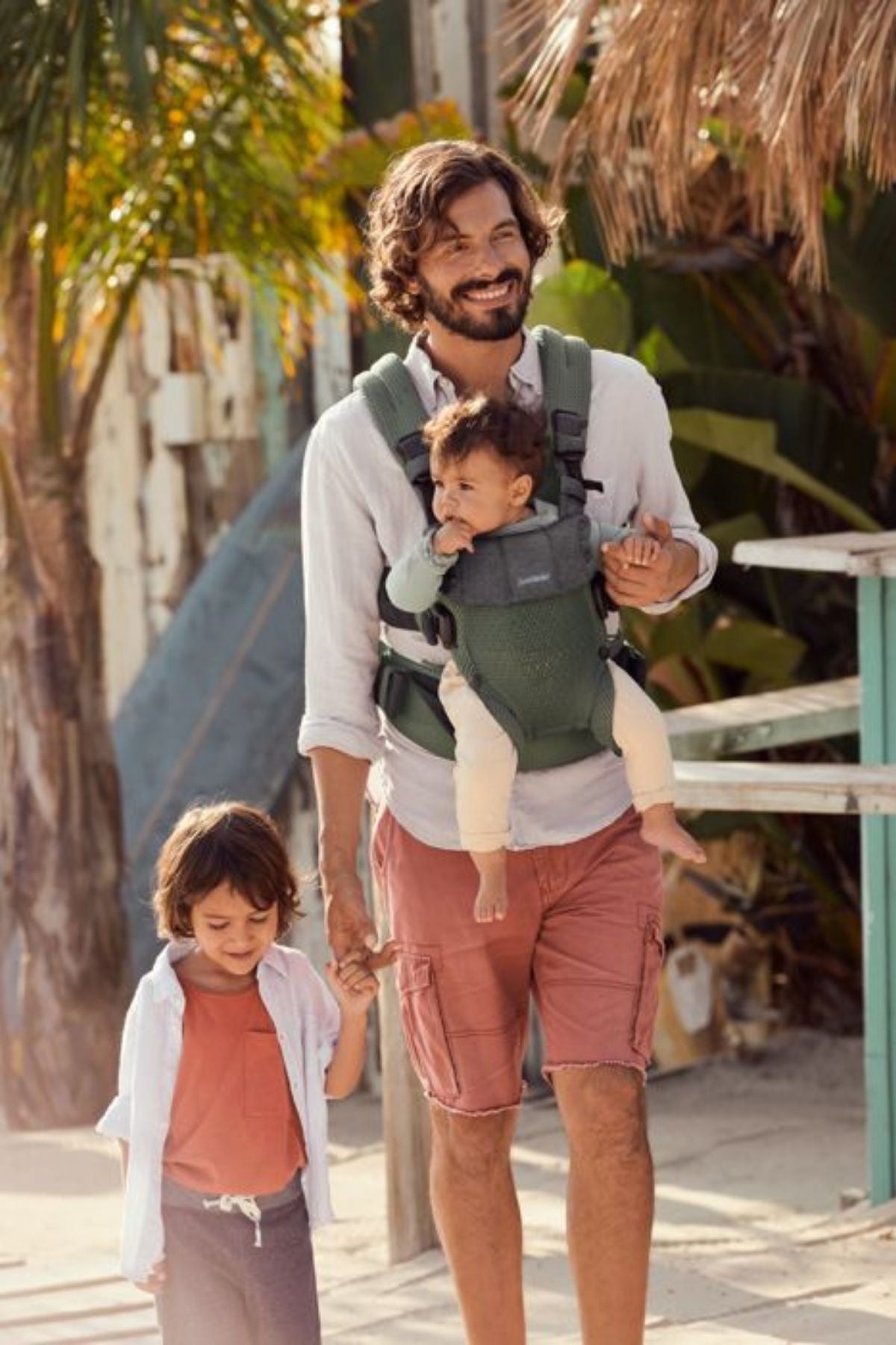 Baby Carrier Harmony in Mesh Dark Green