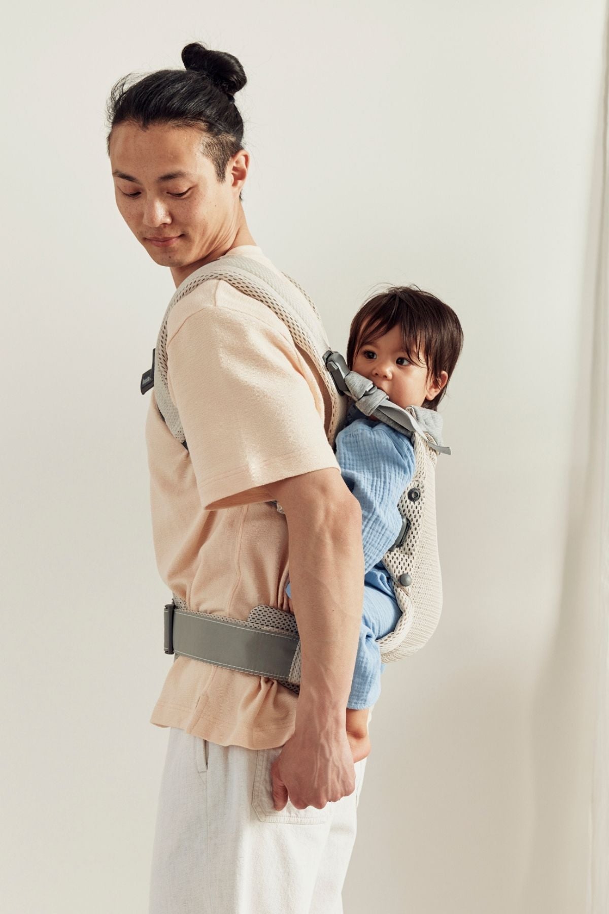 Baby Carrier Harmony in Mesh Cream