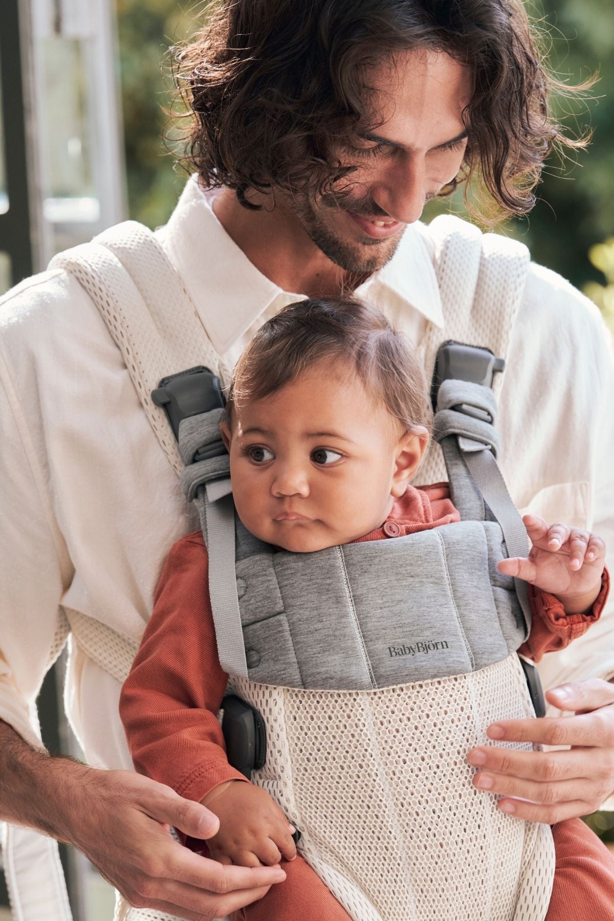 Baby Carrier Harmony in Mesh Cream