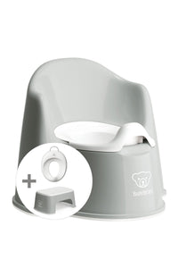 Potty Training Bundle in Gray & White