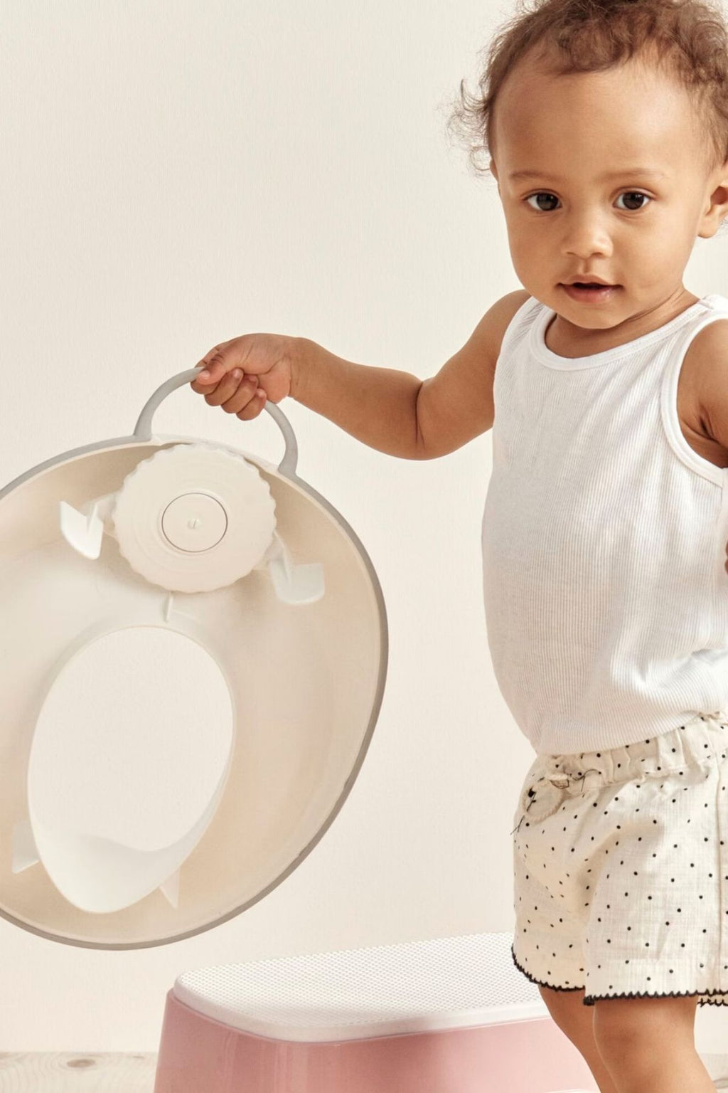Potty Training Bundle in Powder Pink & White