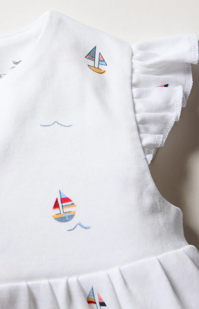 Baby’s Pima Isla Play Romper in Bateau