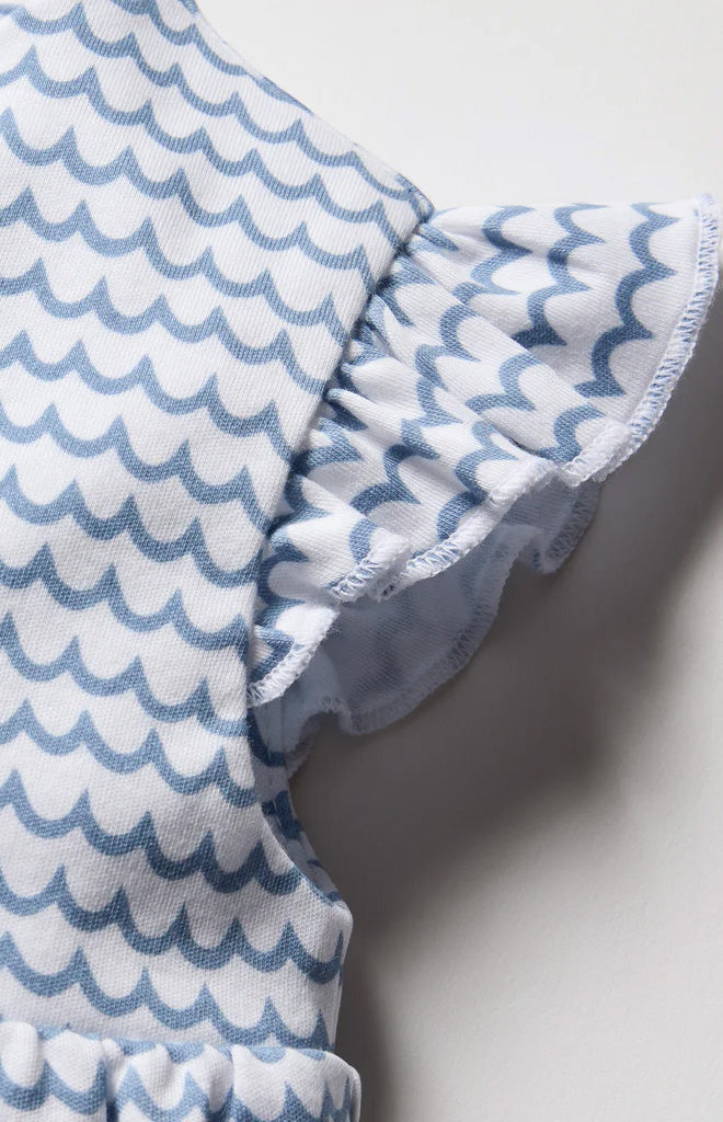 Baby’s Pima Isla Play Romper in La Mer