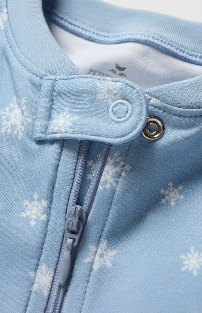 Baby’s Pima Romper in Periwinkle Wonderland