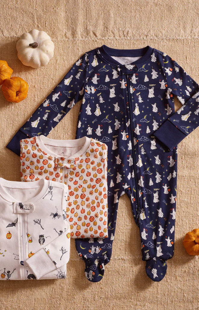 Baby’s Pima Romper in Spooky Slumber