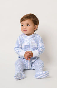 Baby’s Pima Snug Fit Romper in La Mer