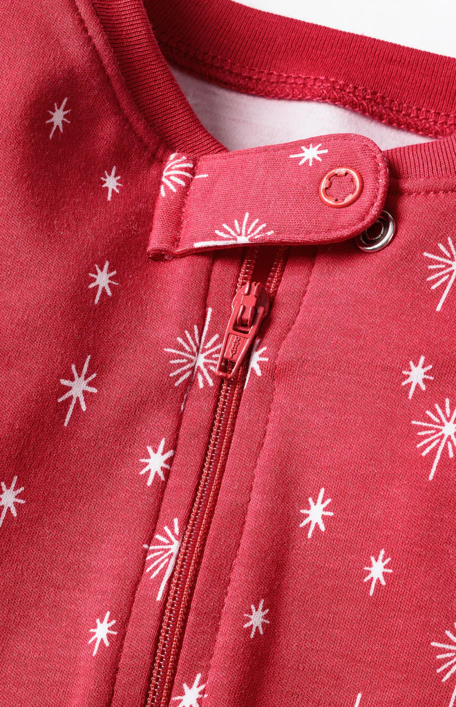 Baby’s Pima Snug Fit Romper in Starry Night