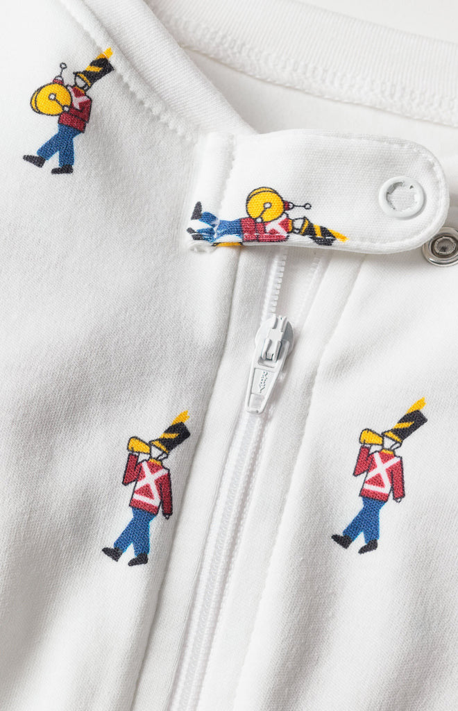 Baby’s Pima Snug Fit Romper in Toy Soldier