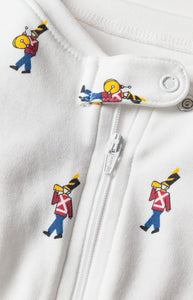 Baby’s Pima Snug Fit Romper in Toy Soldier