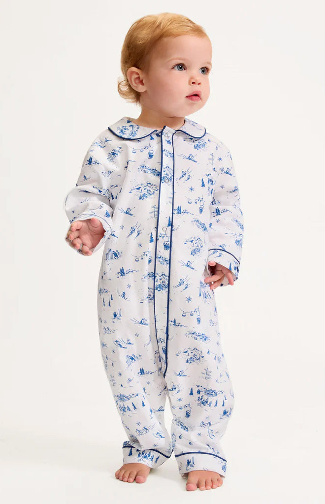 Baby’s Twill Cambridge Romper in Chalet Toile