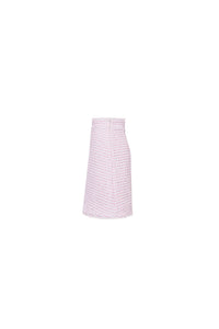 The Ella Skirt in Pink & White