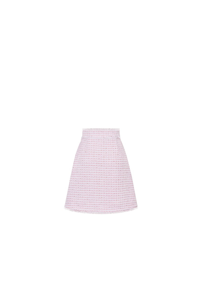 The Ella Skirt in Pink & White