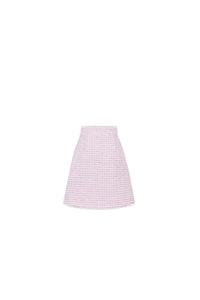 The Ella Skirt in Pink & White