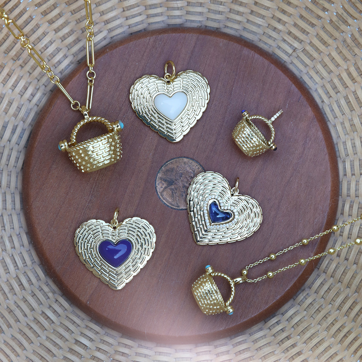 Nantucket Basket Charm