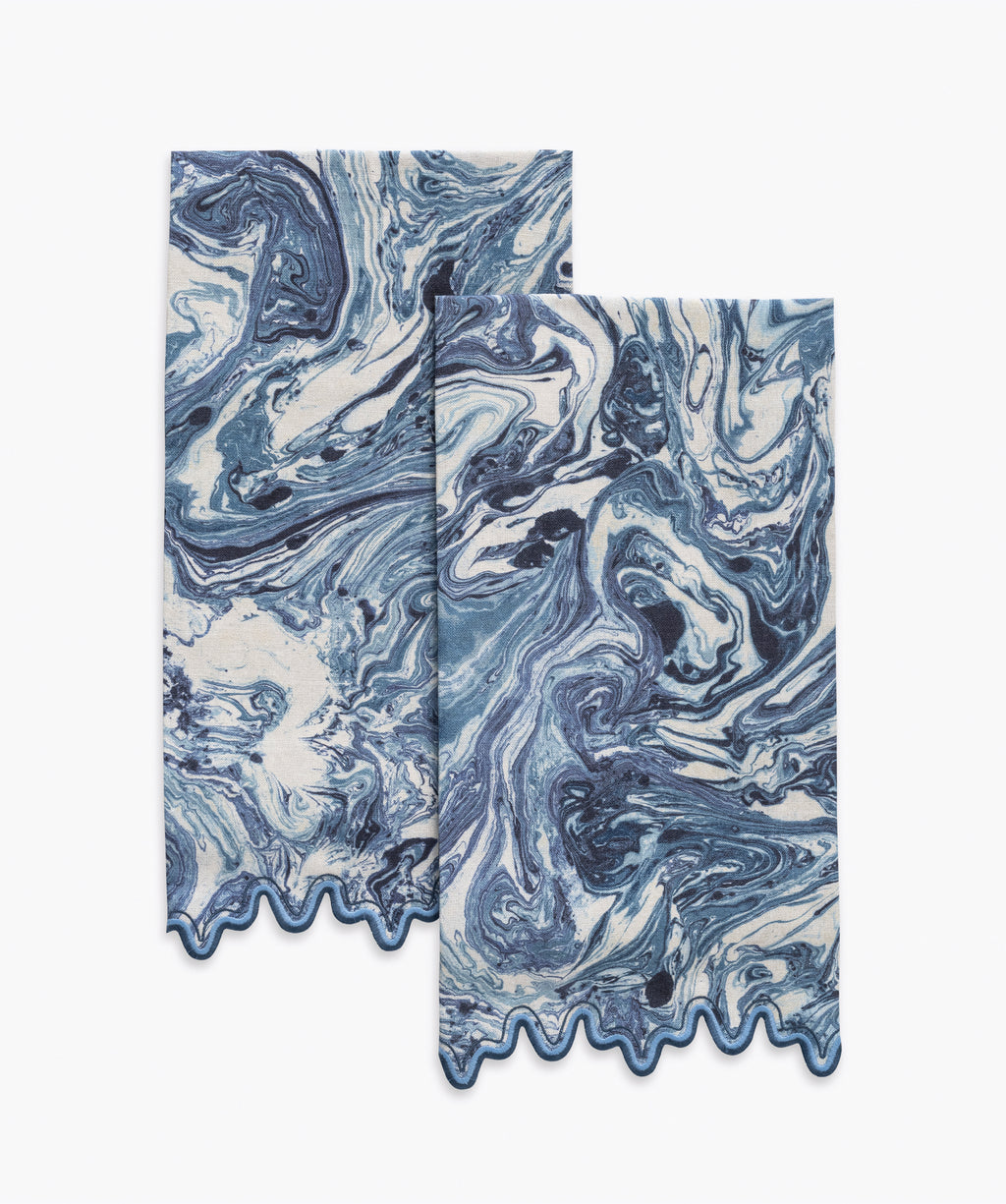Balthazar Guest Towel - Set of 2 in Lapis