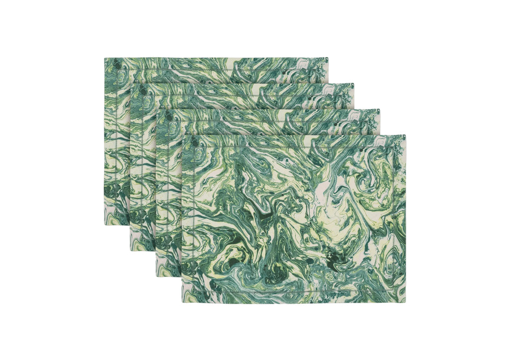 Balthazar Placemat - Set of 4 in Emerald