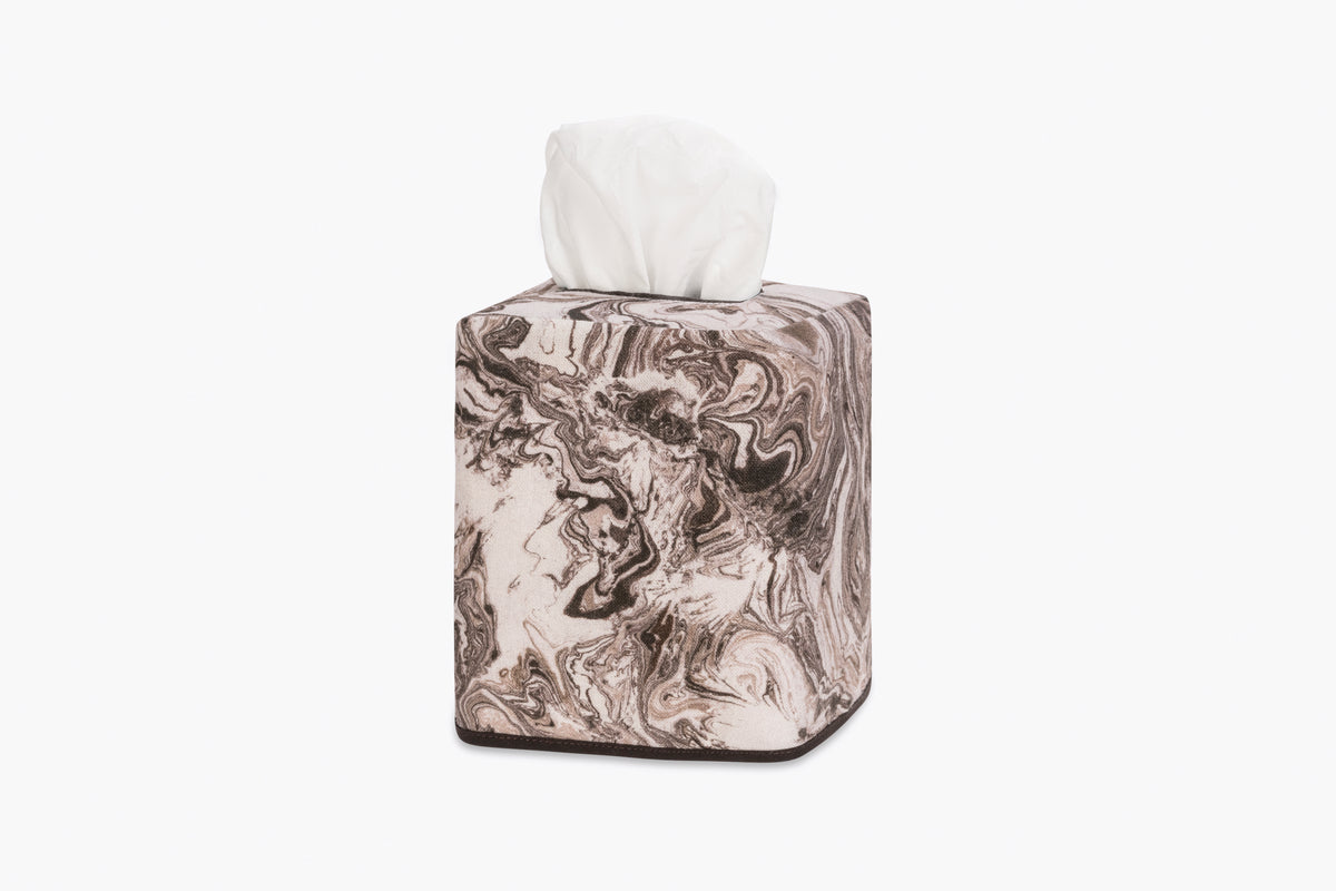 Balthazar Tissue Box Cover in Topaz