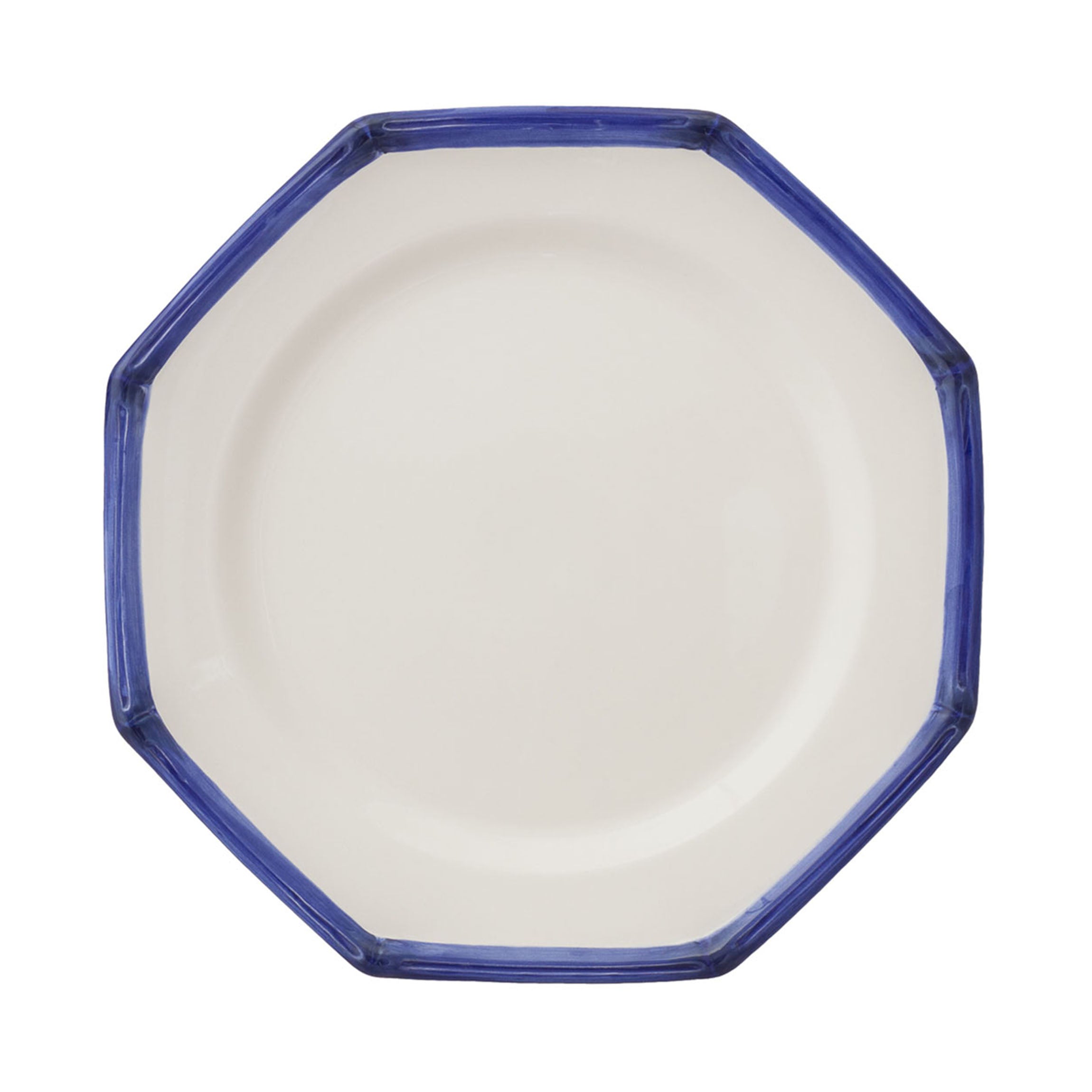 Bamboo Edge Dinner Plates in Blue, Set of 6