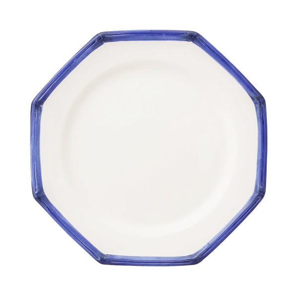 Bamboo Edge Dinner Plates in Blue, Set of 6