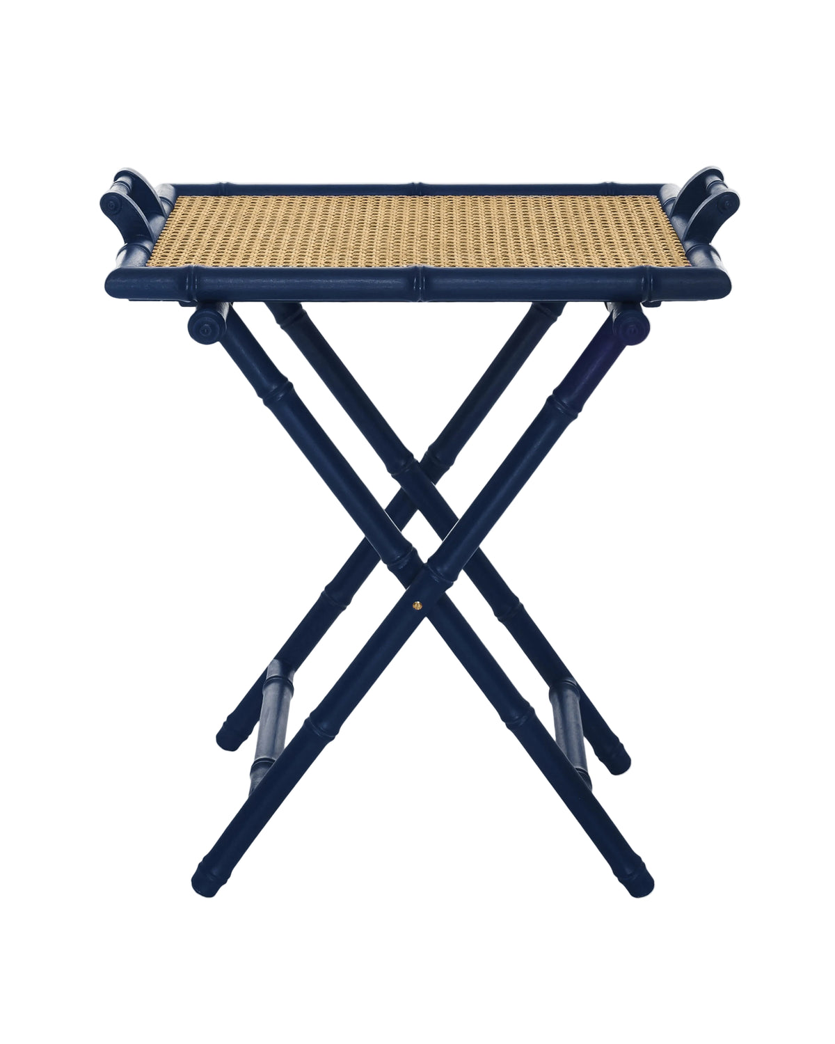 Folding Tray Table in Blue